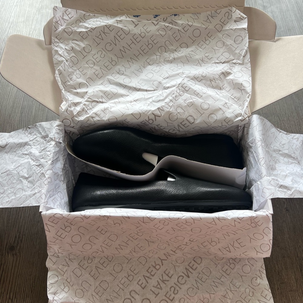 Size 7.5 Birdies Starling Jet Leather